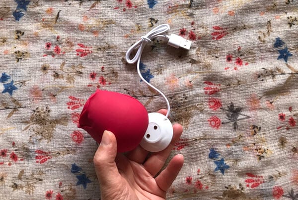 Rose Toy Charger Comes With A Magnetic Charging Port